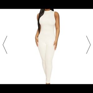 White / Creme Jumpsuit